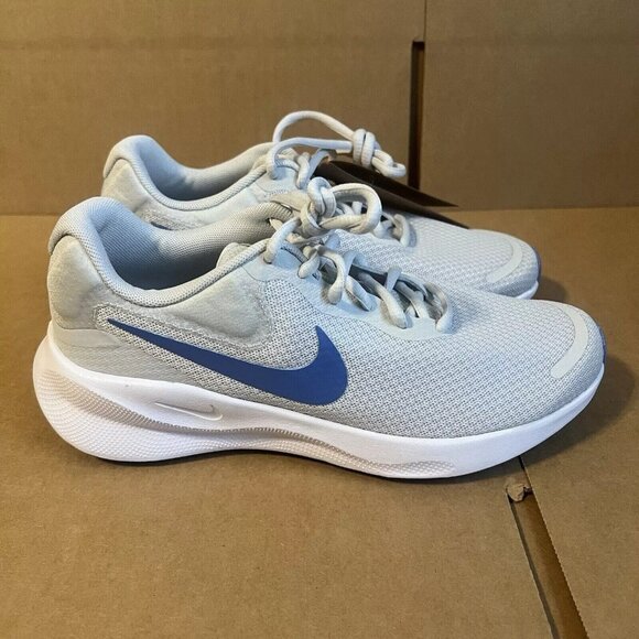 Nike Revolution 7 Womens Size 6.5 Blue Womens Athletic Running Shoes Sneakers - Picture 5 of 9